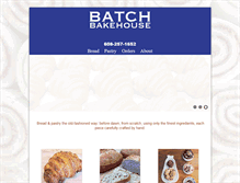 Tablet Screenshot of batchbakehouse.com